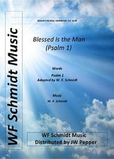 Blessed Is the Man Three-Part Mixed choral sheet music cover